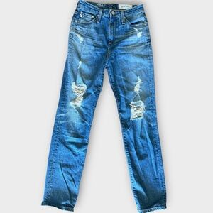 Classic Distressed Blue Women’s Jeans